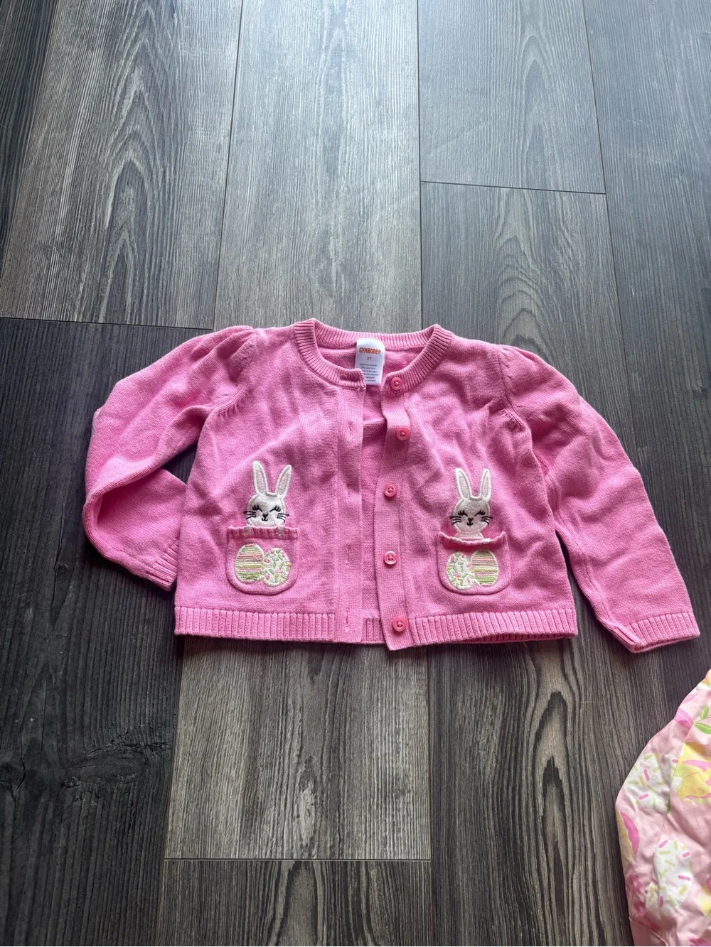 Gymboree Pink and Lilac Easter Bunny Dresses